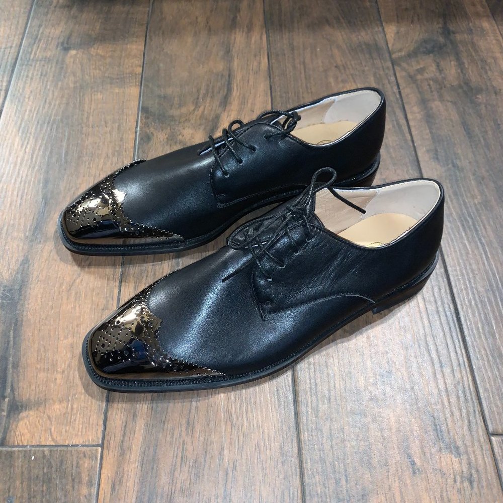 Red bottom soles men's dress shoes size 44 10 Mirrors Timberlake